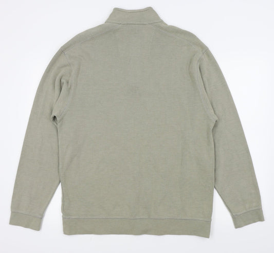 Blue Harbour Mens Green Pullover Jumper Size M