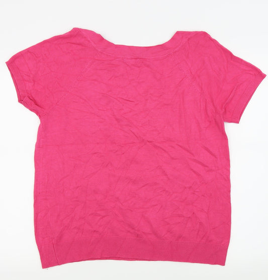 F&F Womens Pink Basic T-Shirt Size 18