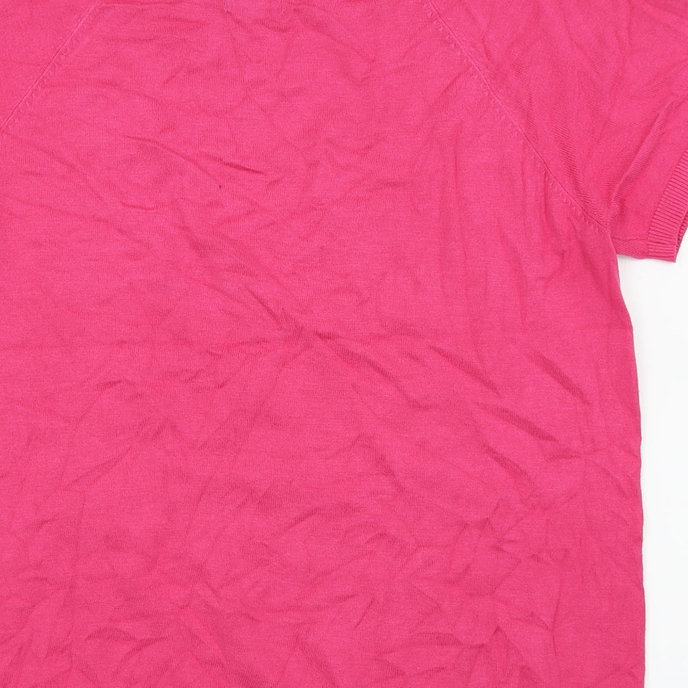 F&F Womens Pink Basic T-Shirt Size 18