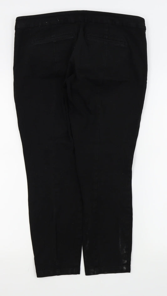 Gap Womens Black Trousers Size 12 L24 in