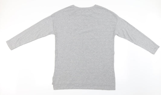 Papaya Womens Grey Basic T-Shirt Size 16