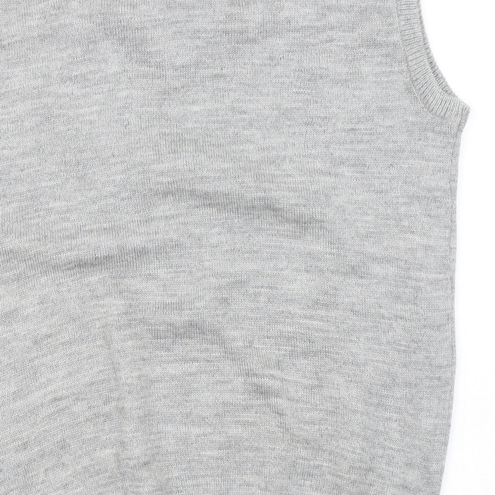 Preworn Mens Grey Vest Jumper Size M
