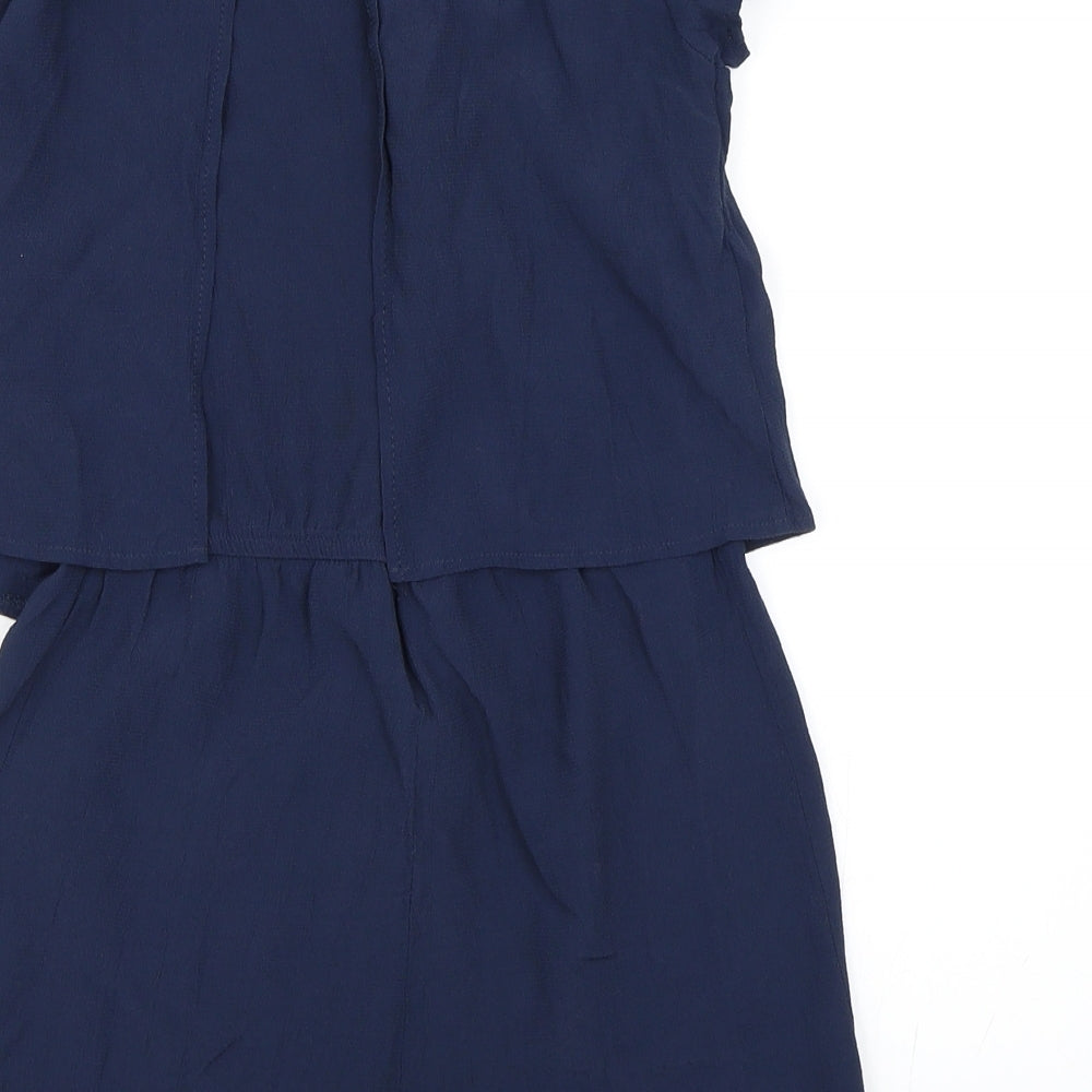 F&F Girls Blue Playsuit One-Piece Size 10-11 Years