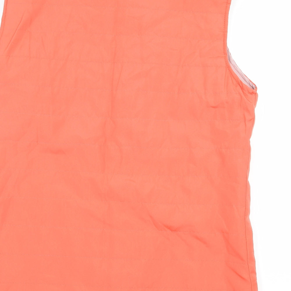 Womens UK Size M Anne De Lancay Orange Gilet