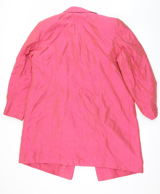 essence Womens Pink Jacket Blazer Size 18