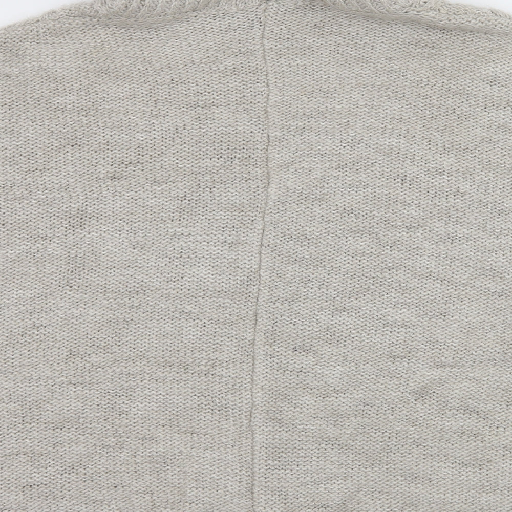 George Womens Grey Knit Pullover Jumper Size M