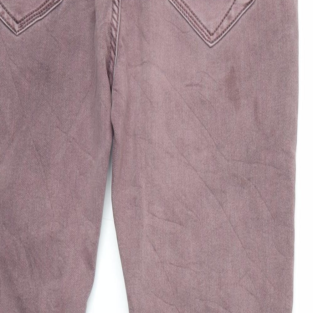 Sublevel Womens Pink Denim Skinny Jeans Size S L27 in