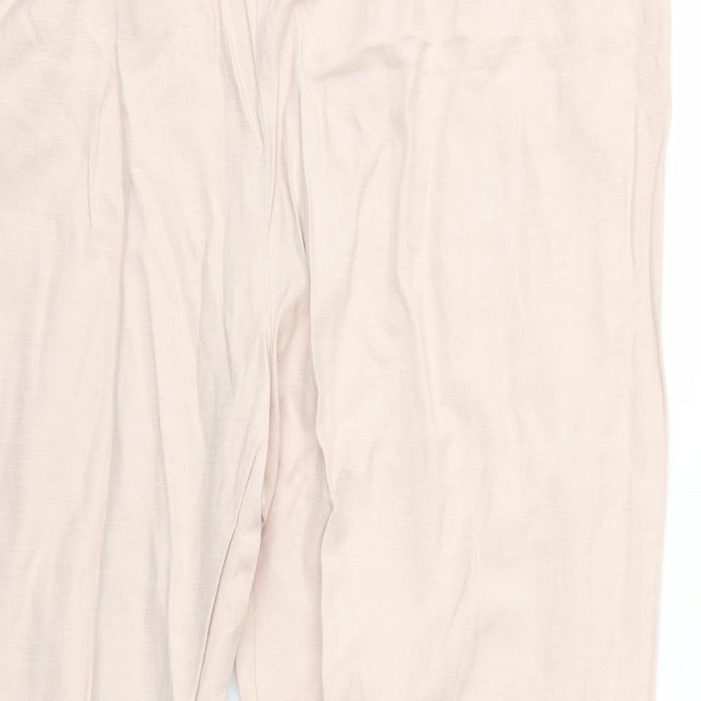 Per Una Womens Pink Trousers Size 16 L23 in