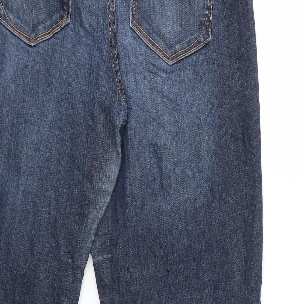 Mens UK Size 30 in Preworn Regular Fit Straight Blue Jeans