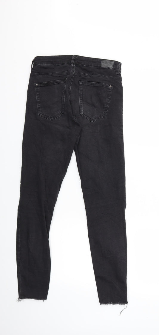 Bershka Womens Blue Denim Skinny Jeans Size 10 L28 in