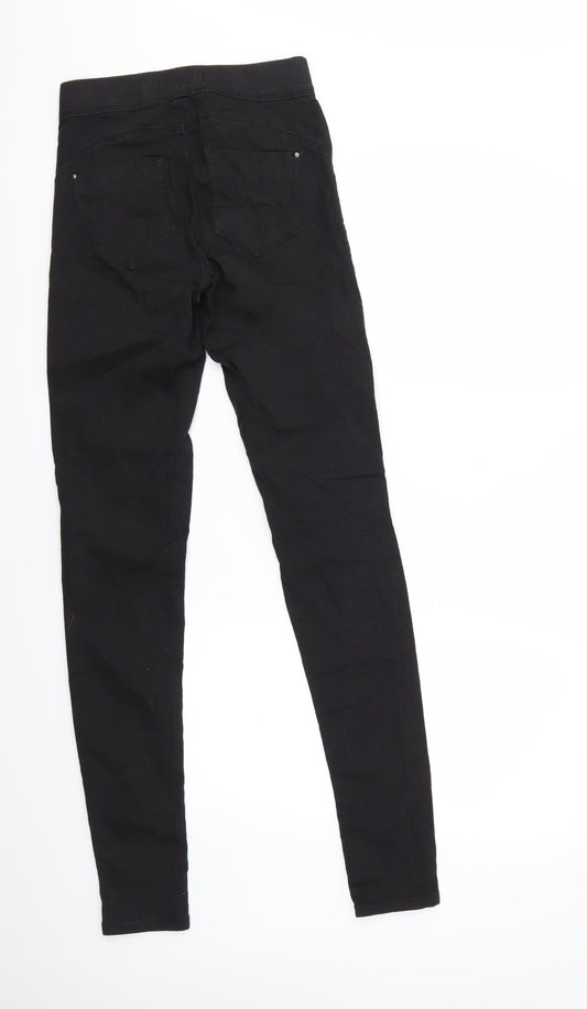 Denim & Co. Womens Black Denim Skinny Jeans Size 6 L30 in