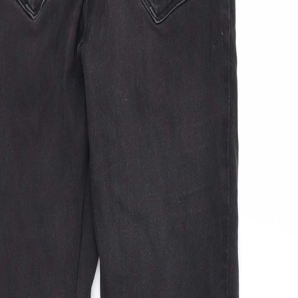 Matalan Womens Black  Denim Skinny Jeans Size 8 L28 in