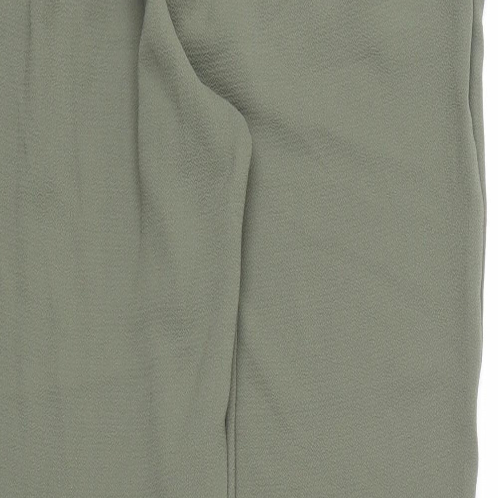 Womens UK Size 12 M&Co Regular Fit Green Trousers