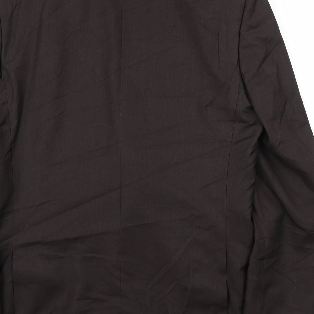 Mens UK Size 36 Preworn Regular Brown Suit Jacket