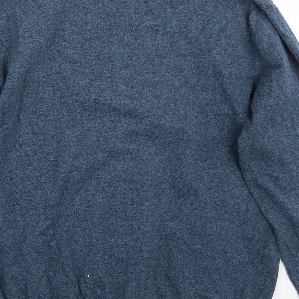 Easy Mens Blue Pullover Jumper Size L