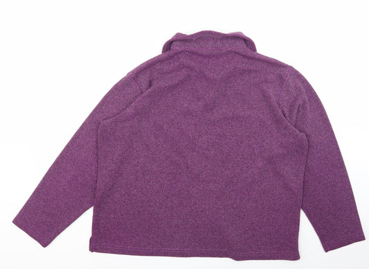 Bonmarché Womens Purple Pullover Jumper Size L
