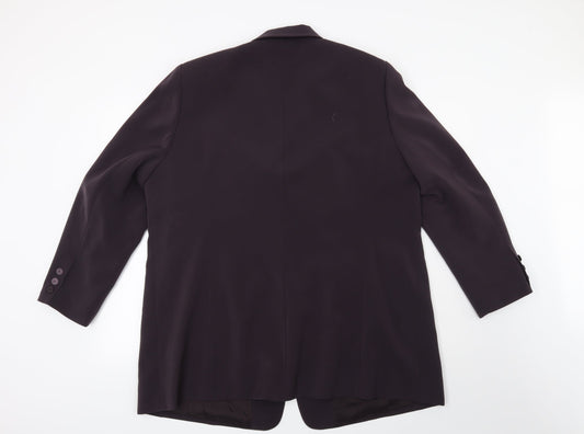 Gerry Weber Womens Purple Jacket Blazer Size 22