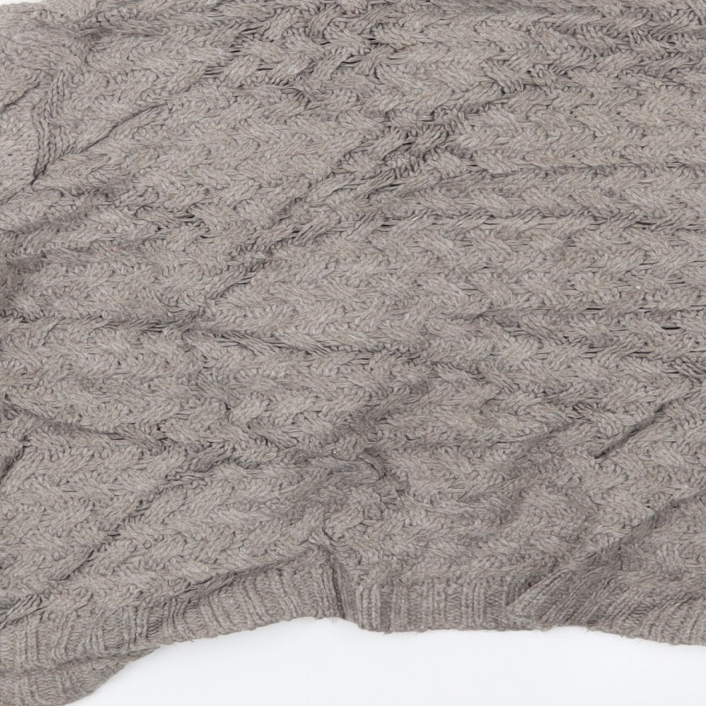 TU Womens Brown Cardigan Jumper Size 16