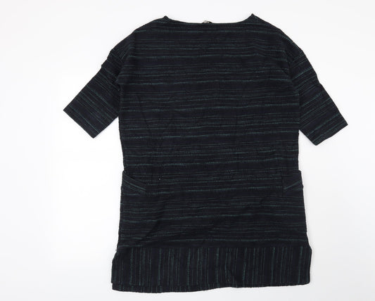 Great plains Womens Blue Striped Jumper Dress Size S