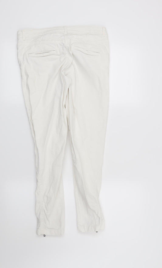 Topshop Womens White Skinny Jeans Size 8 L25 in