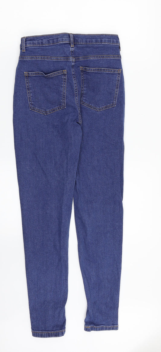 M&S Womens Blue  Denim Skinny Jeans Size 6 L27 in