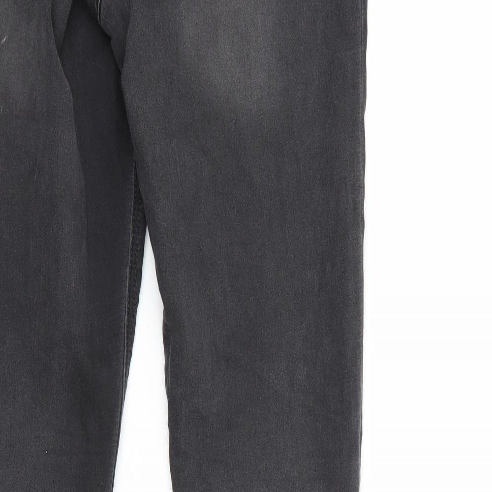 George Womens Black Denim Tapered Jeans Size 10 L28 in