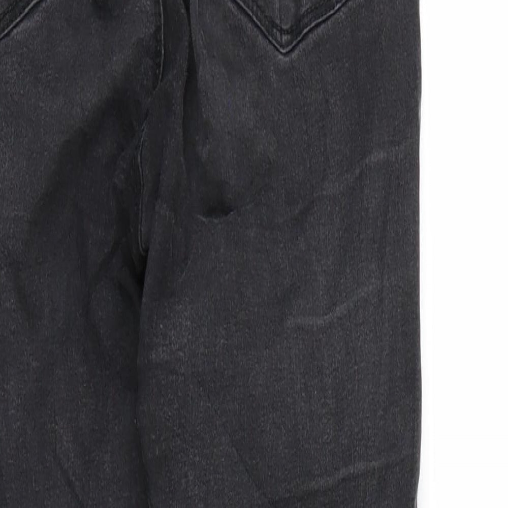 Womens UK Size 10 House Regular Fit Straight Black Jeans
