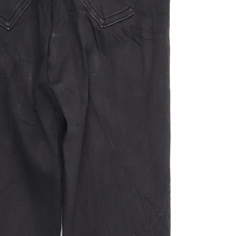 Diverse Womens Black Denim Straight Jeans Size 12 L29 in