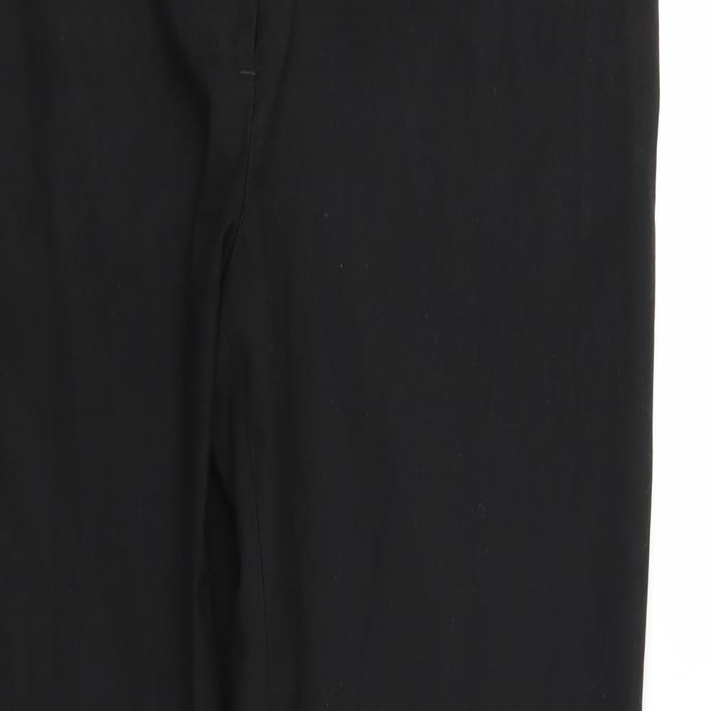 Womens UK Size 14 H&M Regular Fit Black Trousers