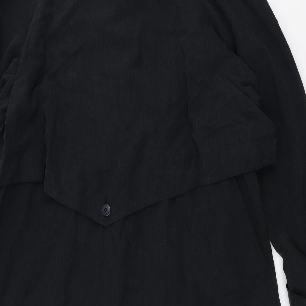 sportables Womens Blue Overcoat Coat Size 16