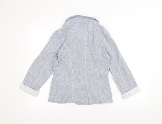 Womens UK Size 8 M&Co Blue Jacket
