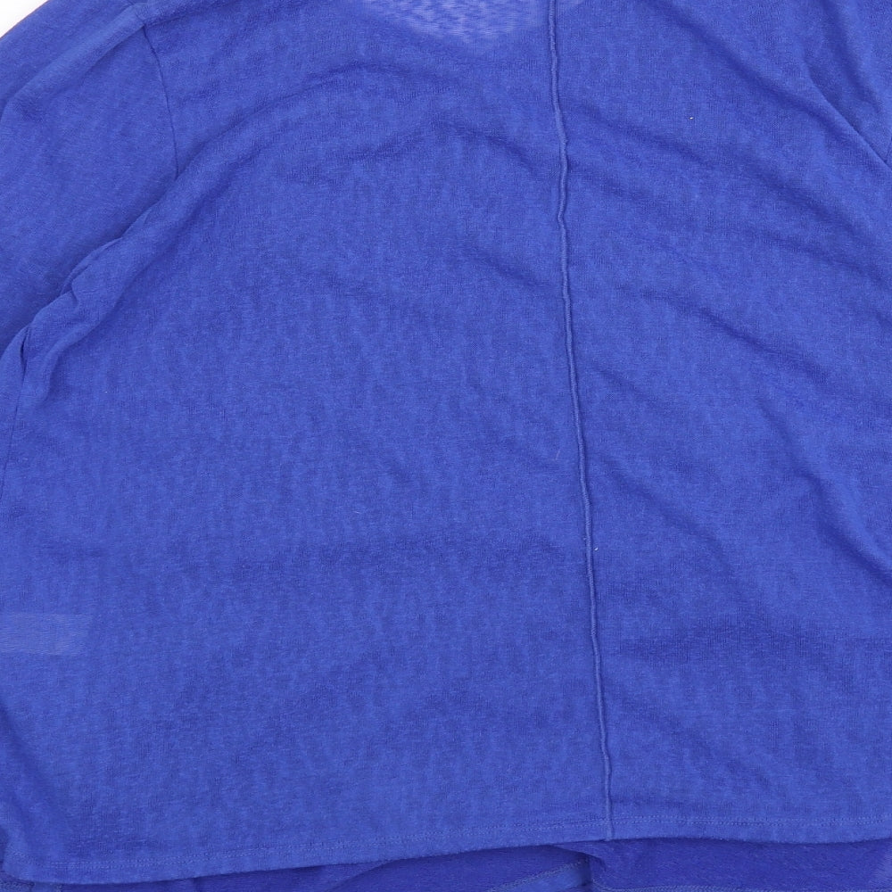 Preworn Womens Blue Cardigan Jumper Size 18