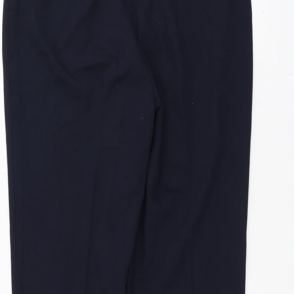 F&F Womens Blue Trousers Size 8 L28 in