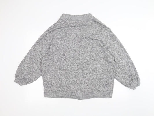 H&M Mens Grey Cardigan Jumper Size XS