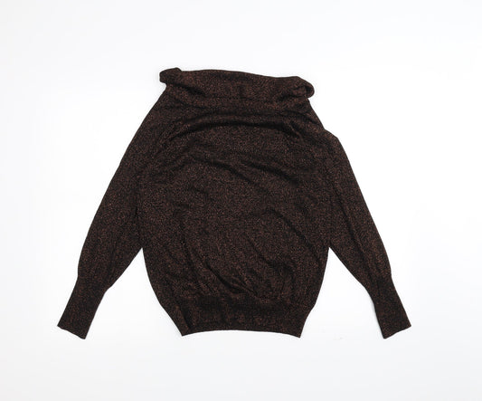 F&F Womens Black Basic T-Shirt Size 14