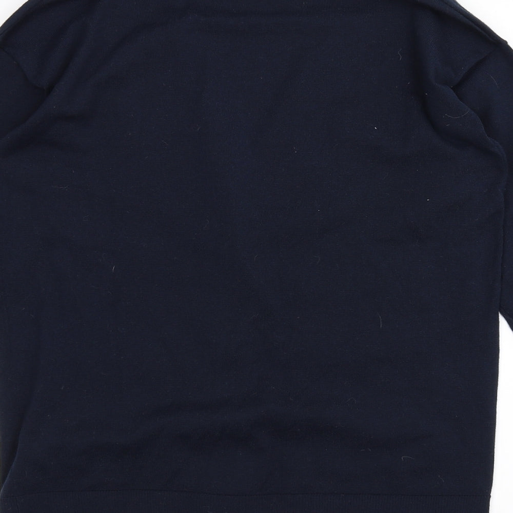 George Womens Blue Cardigan Jumper Size S
