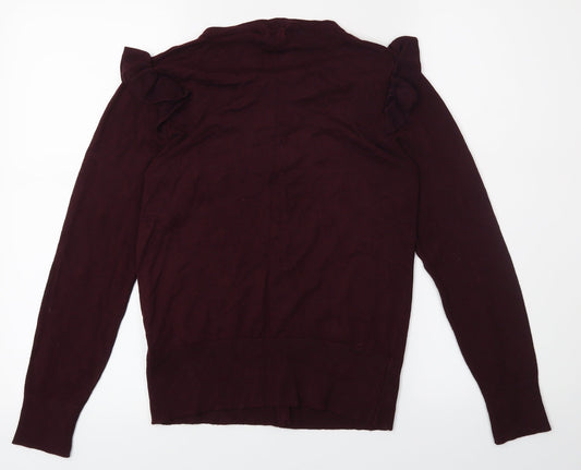 F&F Womens Purple Basic Blouse Size 8