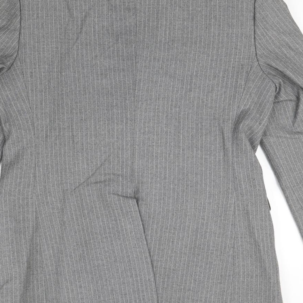 Mens UK Size S Preworn Regular Grey Suit Jacket
