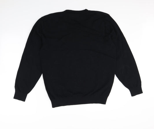 Aspen & Court Mens Black Pullover Jumper Size M