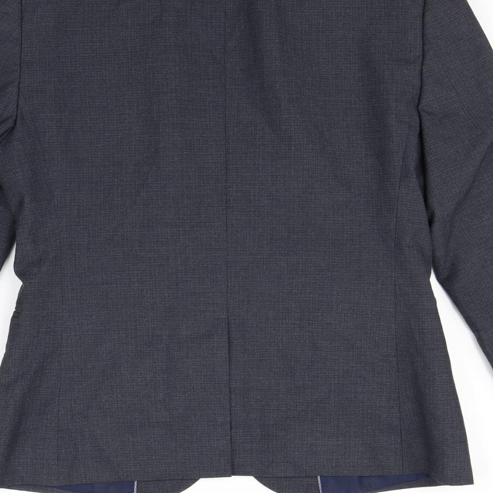 Mens UK Size S Preworn Regular Blue Suit Jacket