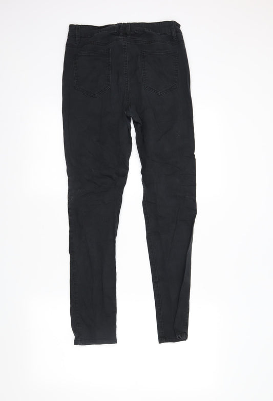 Womens UK Size 8 Janina Regular Fit Skinny Black Jeans