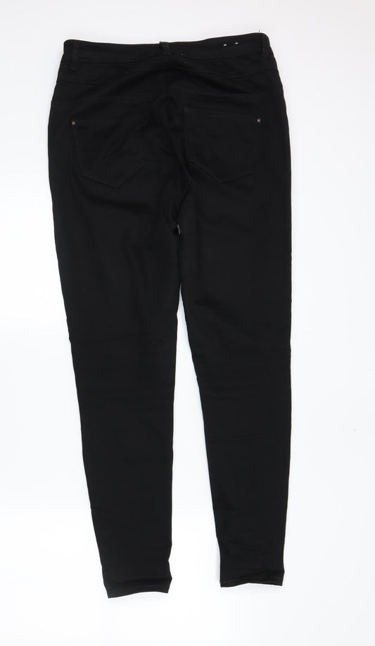 Womens UK Size 12 newlook Regular Fit Skinny Black Jeans