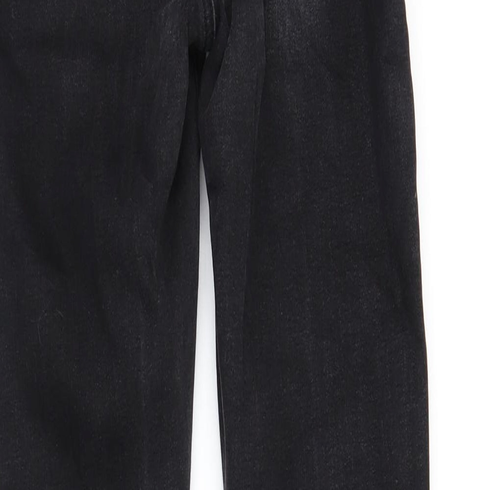 Womens UK Size 6 DenimCo Regular Fit Skinny Black Jeans