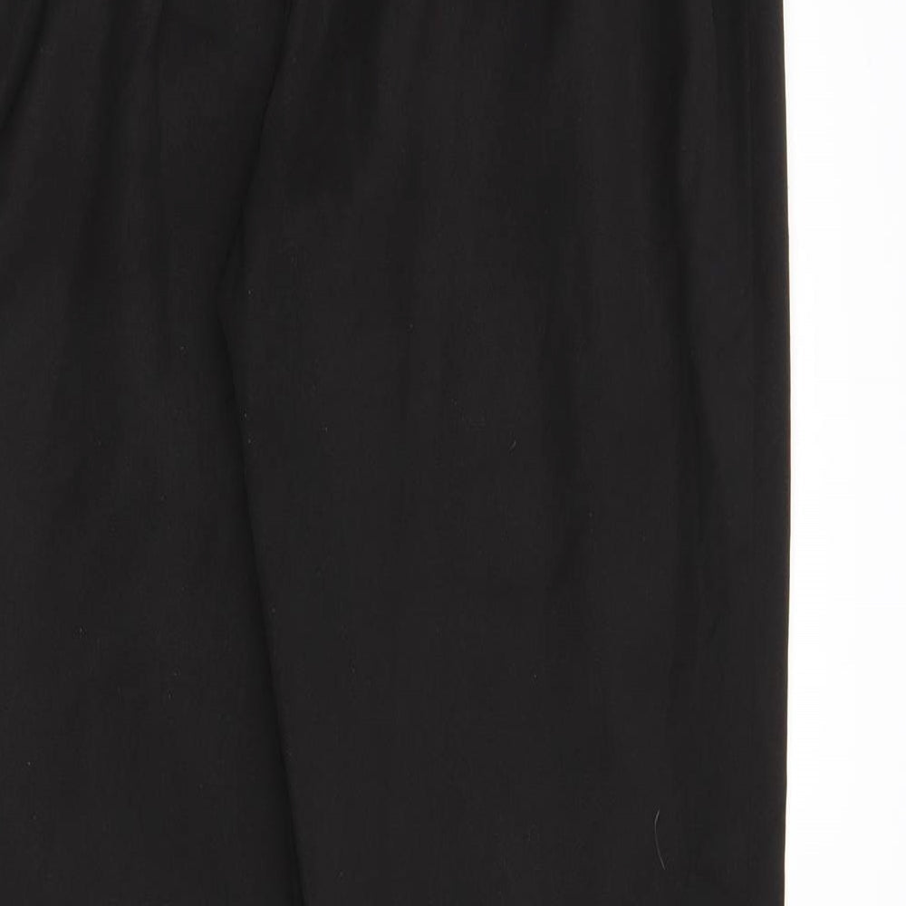 Primark Womens Black Trousers Size 6 L26 in