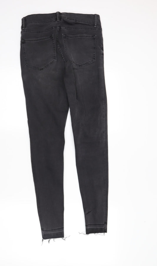 Womens UK Size 8 DenimCo Regular Fit Skinny Black Jeans