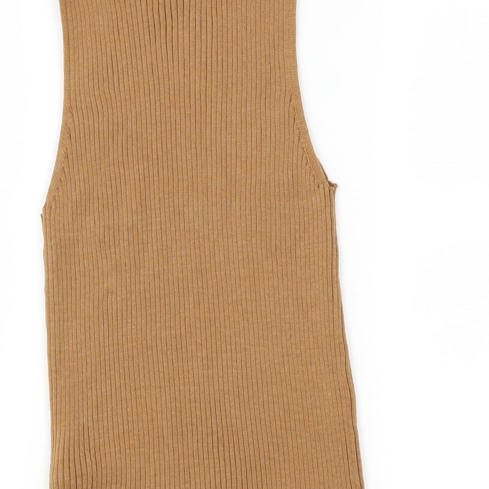 Primark Womens Brown Basic T-Shirt Size L