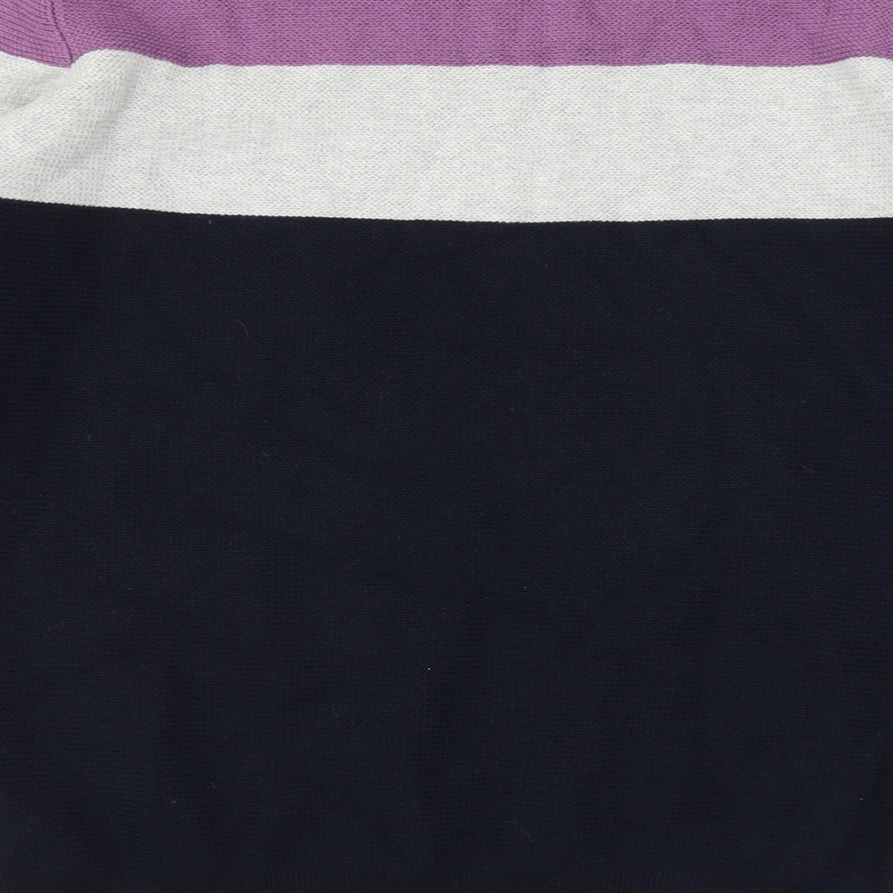 NEXT Mens Blue Striped Pullover Jumper Size M