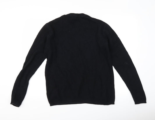 Primark Mens Black   Pullover Jumper Size M