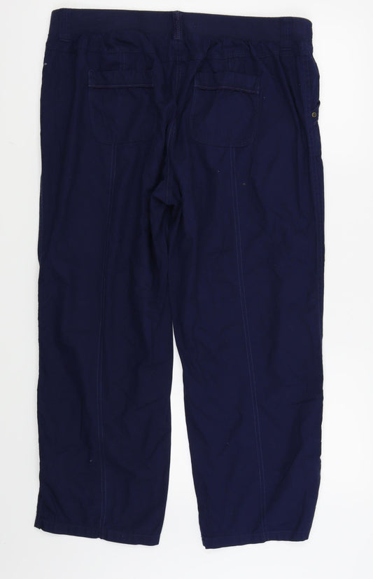 Asda George Womens Blue   Trousers  Size 16 L25 in