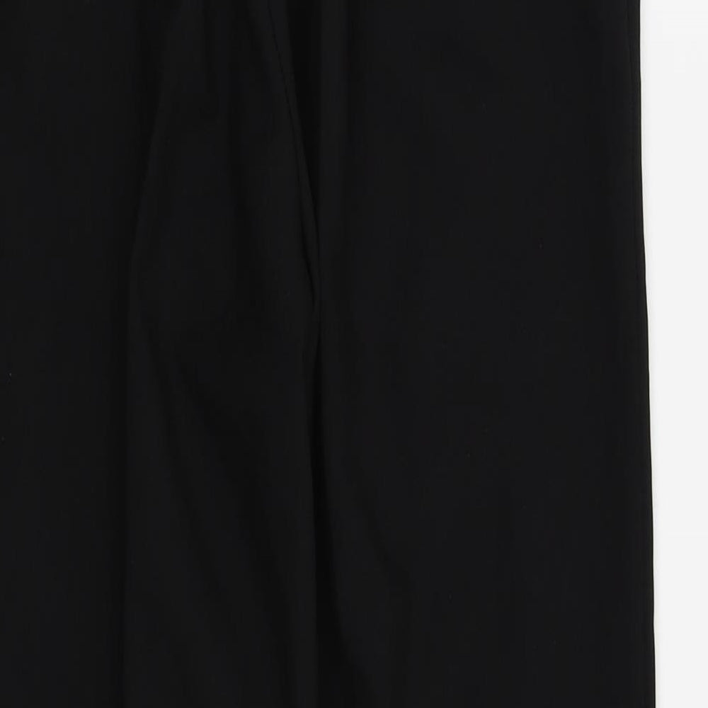 bm collection Womens Black Trousers Size 10 L25 in